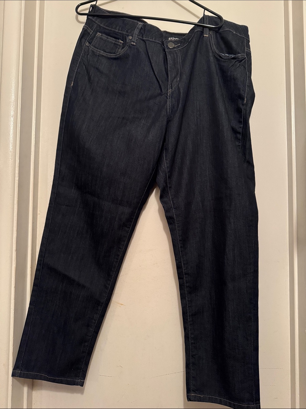 Skinny blue dark wash Women’s Jeans -Avenue denim